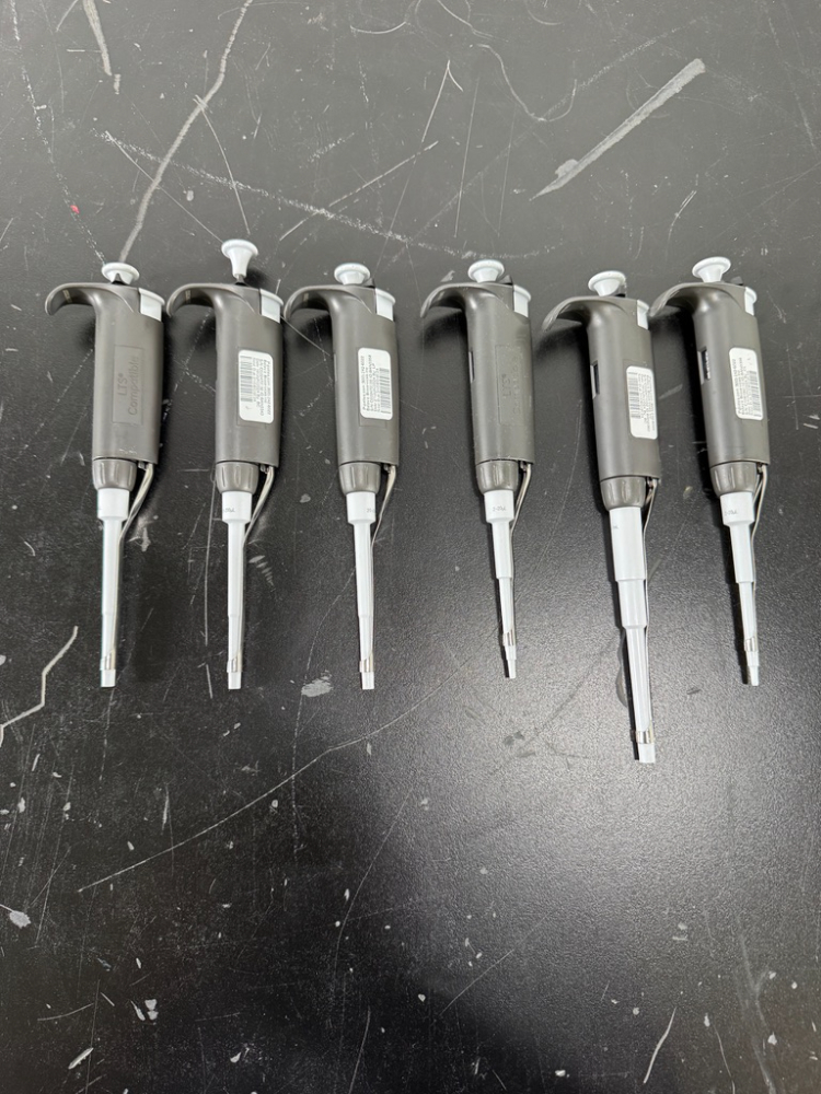 Image of VWR Single Channel Pipettes - Quantity 6